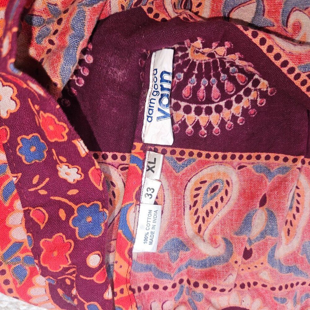 Darn Good Yarn Boho Skirt L-XL 33 - Picture 3 of 5